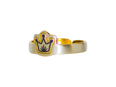 Детское серебряное кольцо с короной  «Принцесса»
